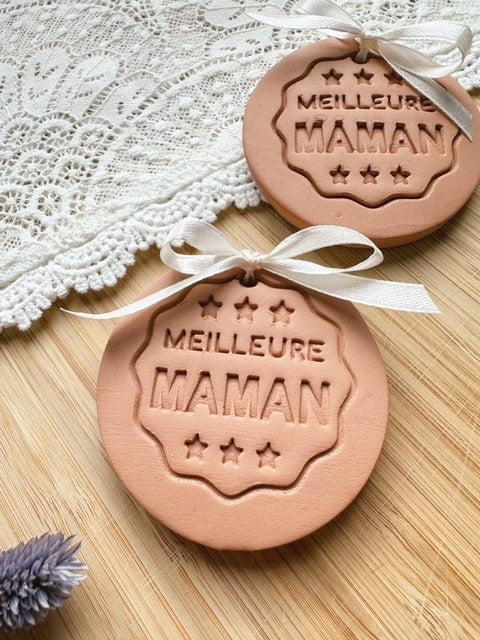 MEILLEURE MAMAN, Magnet en argile